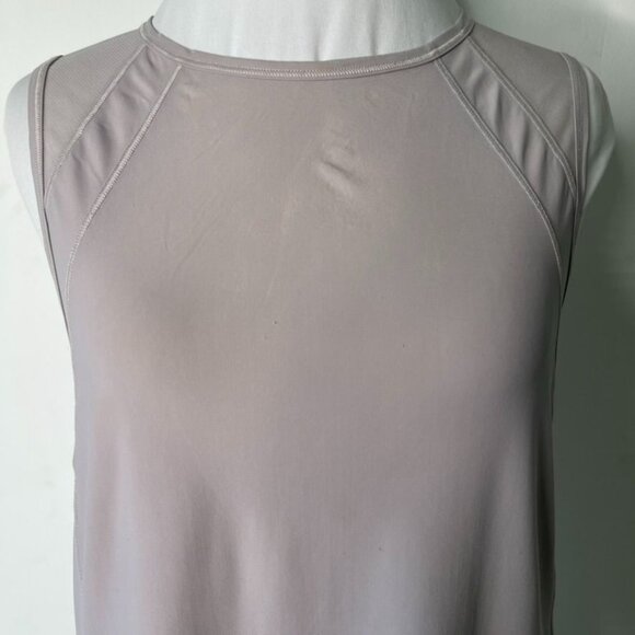 Lululemon Sculpt Tank Top Mauve Gray Mesh Back Ventilated Running Yoga Size 6 - Picture 3 of 8